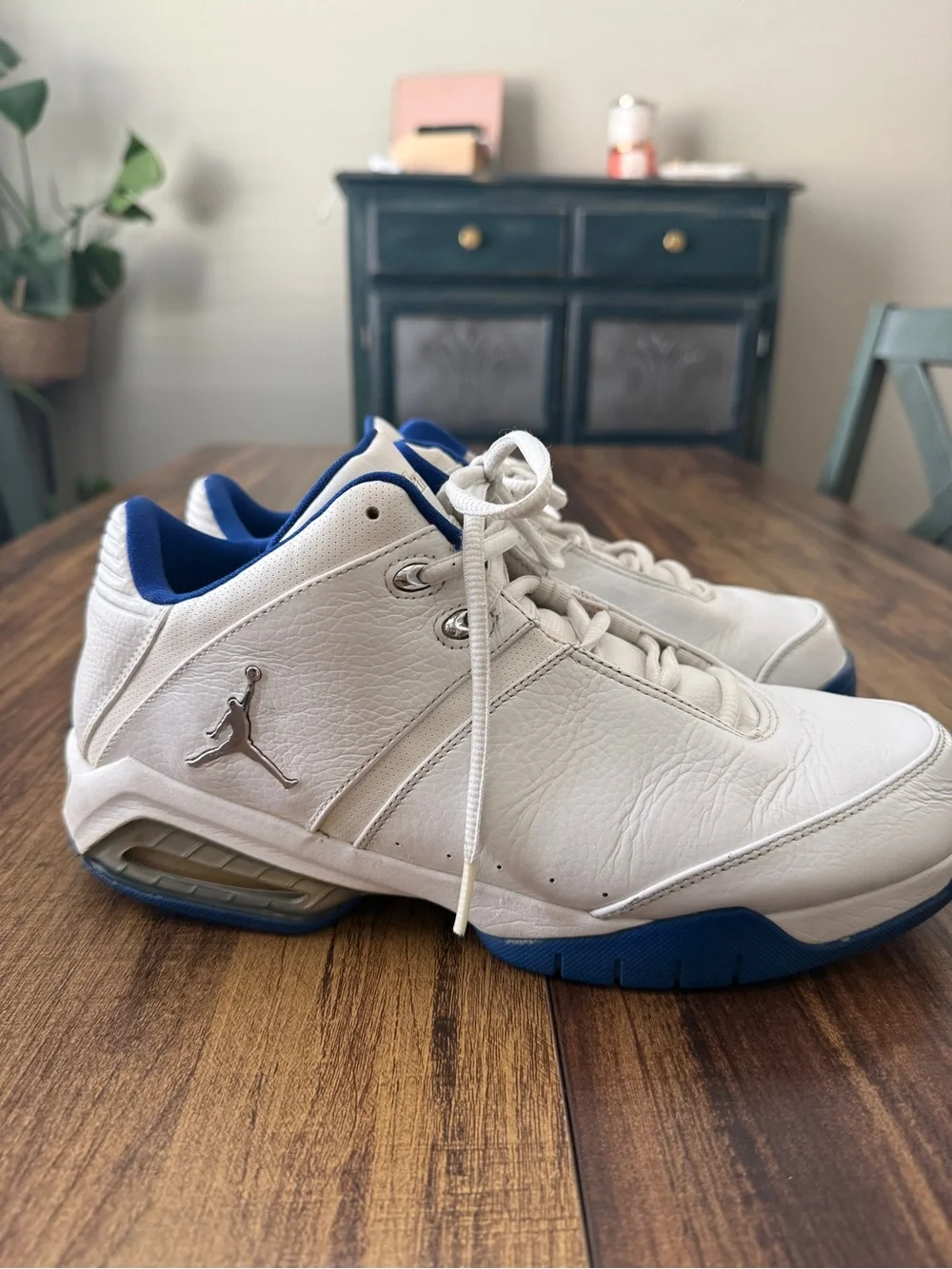 2005 Nike Air Jordan Team Reign White and Blue- retro